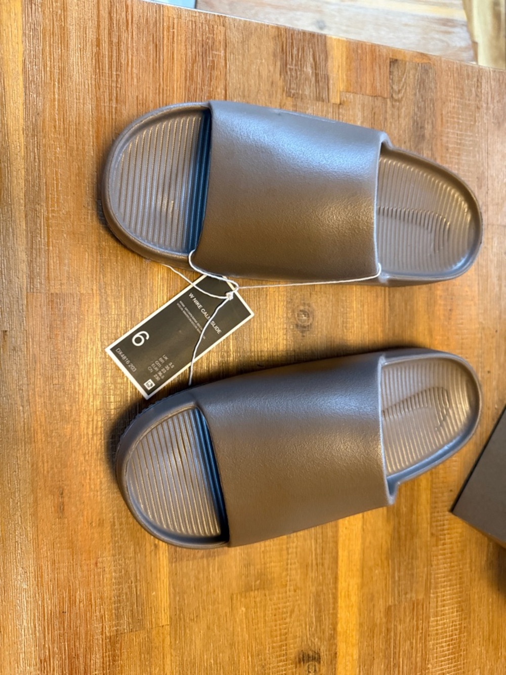 Nike Calm Slide in Bronze NWT size 6